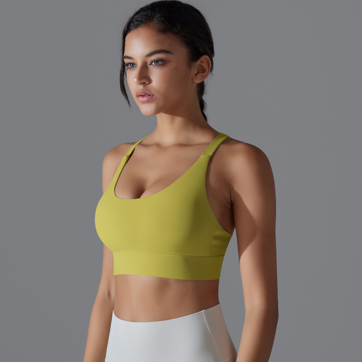New tracksuit Solid Color Back Buckle Tight Wrap Underwear Running Fitness Pilates Yoga Clothes Sports Tank Top leggings