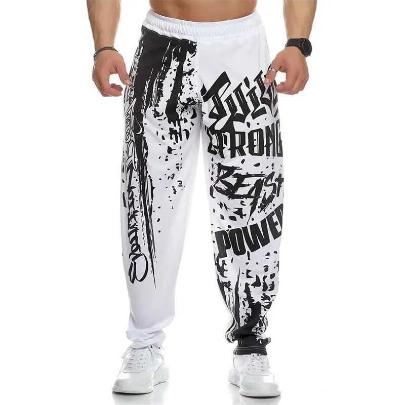 Spring Autumn Men Training Trousers Joggers quick-dry Casual sports pants Fitness Graffiti Printed Thin Breathable Sweatpants W250318