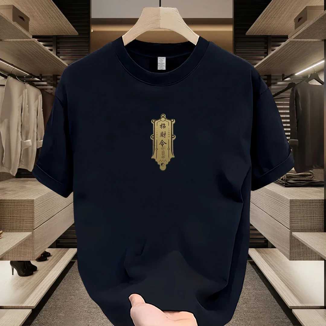 American Ruffian Handsome Heavy Cotton Short sleeved T-shirt Mens Summer New Fashion Street Loose Top Half SleeveT250318