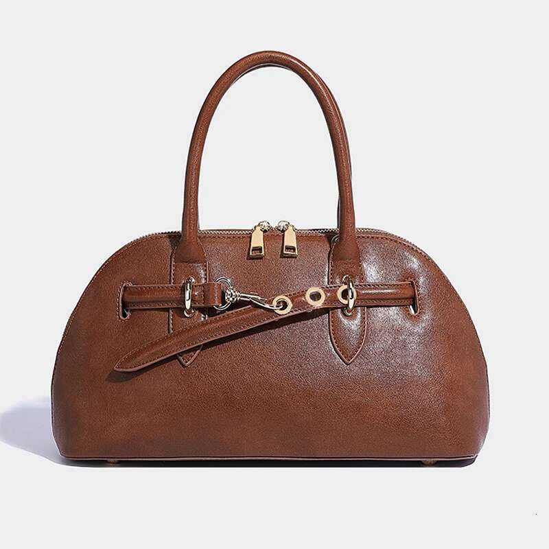 Shell Bowg Tote Bags For Women Designer Handbag And Purse 2024 New In Vintage Commuting Top Handle Shoulder Crossbody