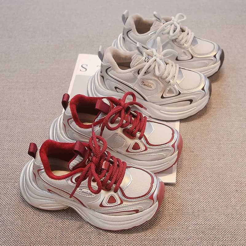 2025 Spring New Childrens Sports Shoes for Girls and Boys Fashion Korean Sle Soft Bottom Anti Slip Edition Fashion Sports and Leisure Shoes W250318