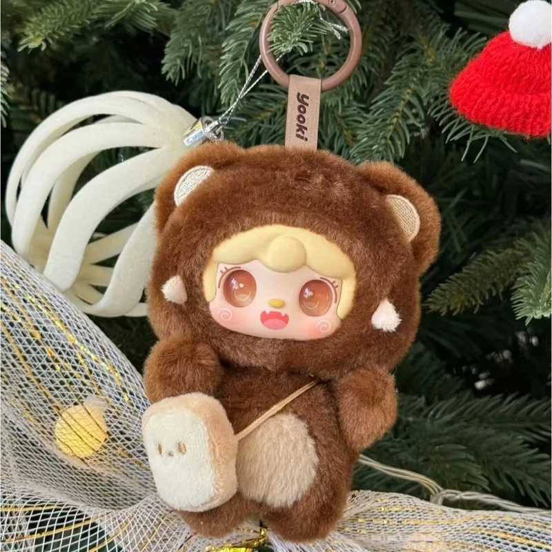 In Stock Yooki Take A Bite Of Bear Series Blind Box Plush Toy With Vinyl Coating Bag Pendant Surprise Gift For Girls Mystery BoxT250318