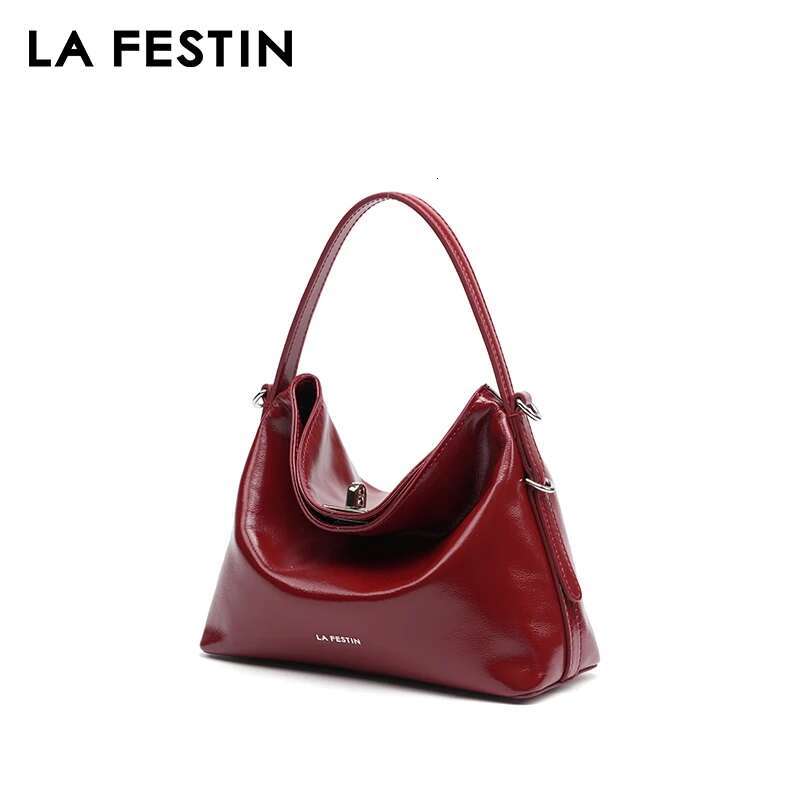 LA FESTIN Original Shoulder 2024 New Small Handbag Women's Fashion Bags Crossboby Ba g Brand Lady Leather Bag