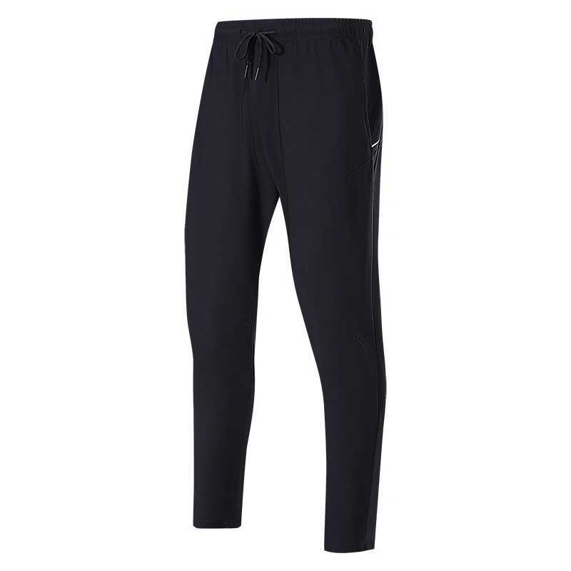 Summer mens jogging pants gym fitness training running pants elastic and fast drying sports pants W250318