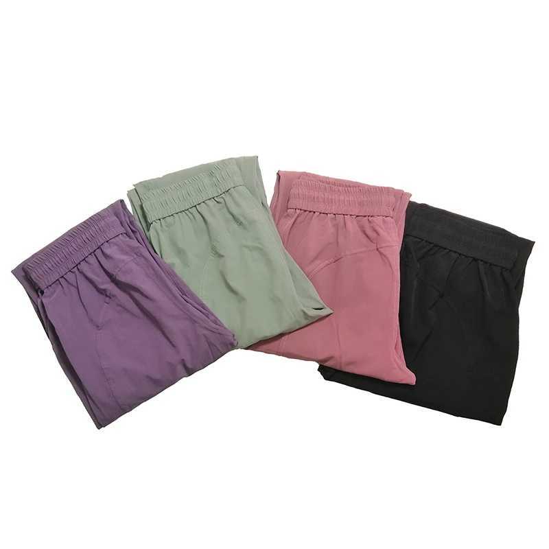2024 New Sports Fitness Pants Women Elastic Band Waist Quick Dry Loose Running Yoga Pants Female Streetwear Pants Femme W250318