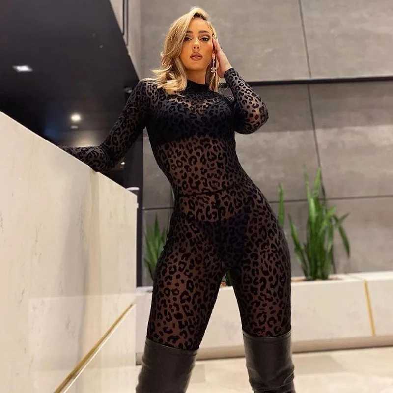 New womens Western style jumpsuit with long and sexy folds and perspective slimming jumpsuit X250318