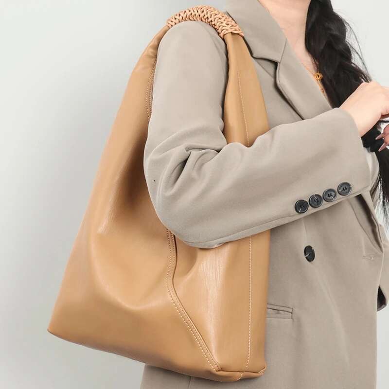 YANATARI Female genuine leather capacity handbags shoulder big tote bags for women shopping large bag