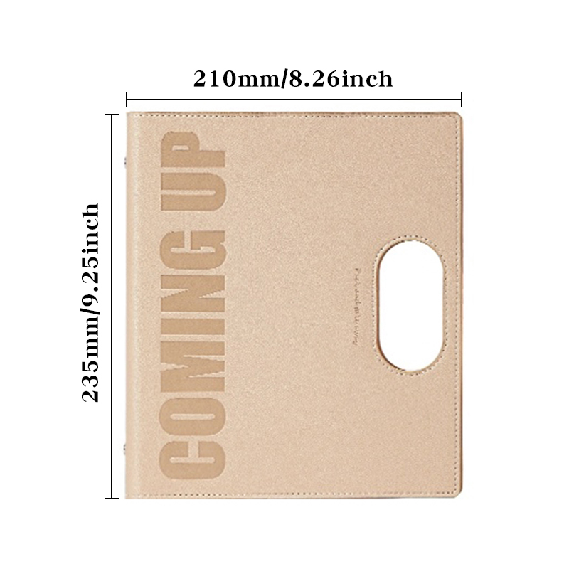 Professional Grade Small Leatherbound Booklet for Organizing Notes - Premium Quality Handled Workpad