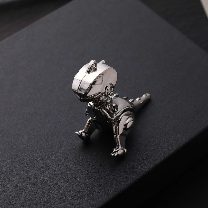 Stainless steel necklace dinosaur couple style hip-hop t-shirt accessories fashion trend men's sweater chain