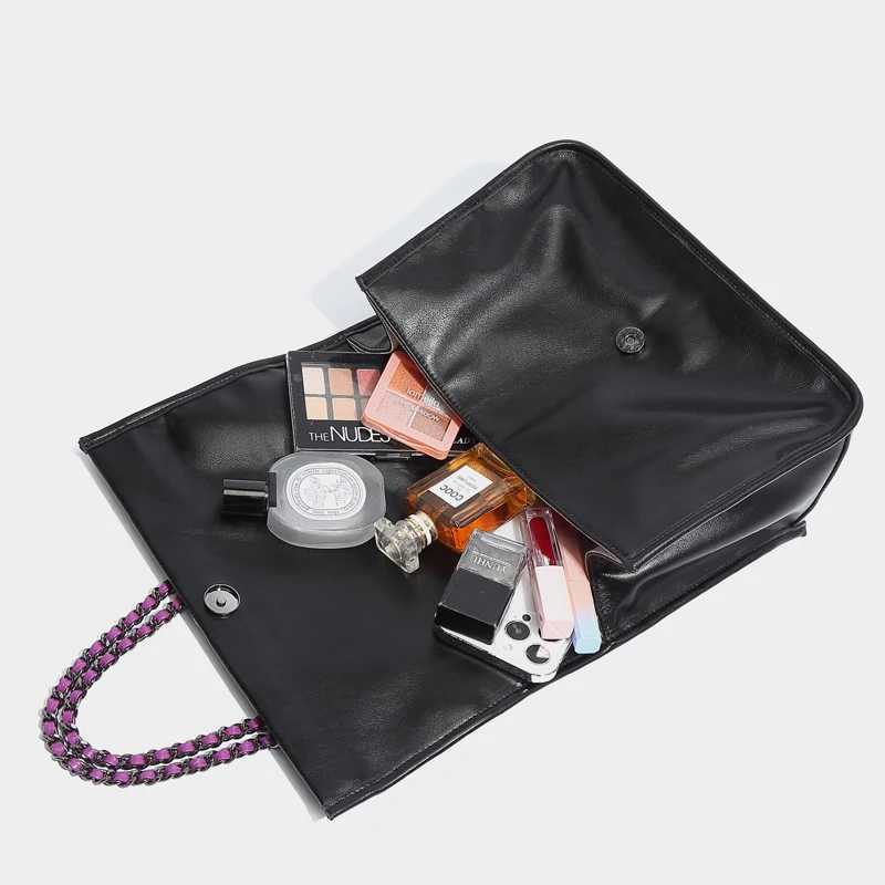 Sle Messenger Bags For Wen Luxury Designer Handbag And Purse 2024 New In PU Vintage Sequi Chain Underarm Shoder Z250318