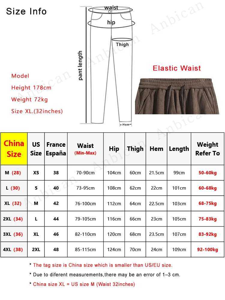 Winter Corduroy sports pants mens multi pocket wool lined knitted cargo pants thick warm casual loose straight mens sports pants W250318
