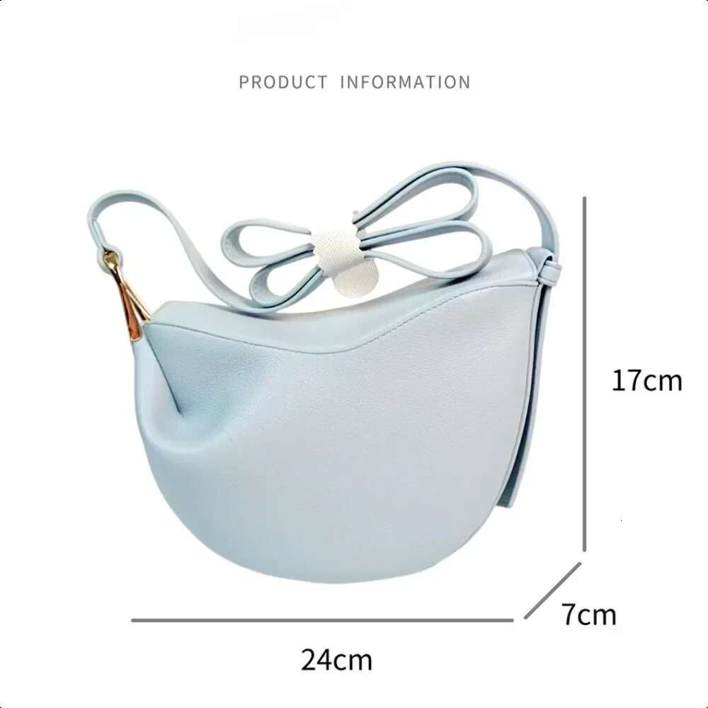 Without France Niche Brands Bags Series Women's Messenger Lychee Pattern Cow Leather Crossbody Bag Soft Shape Authentic