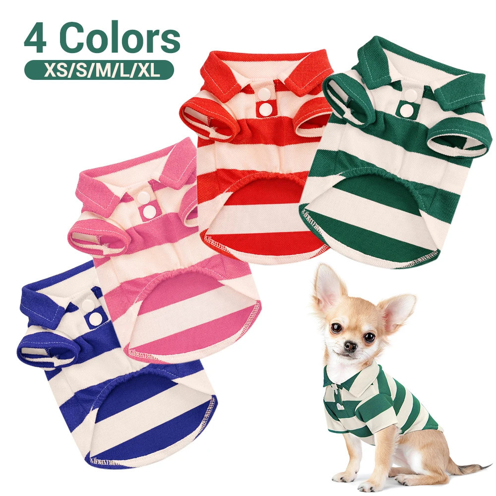 Summer Pet Dog Shirt Cool Clothes Cat Sweatshirt Yorkie Chihuahua Puppy Vest for Small Medium Dogs Costumes 250318