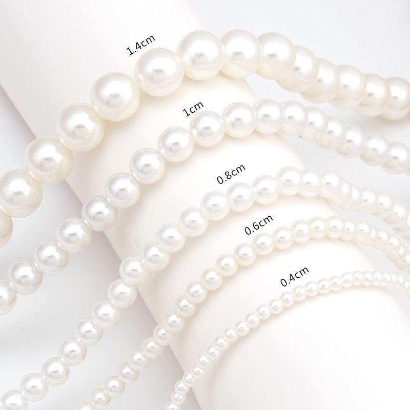 Simple Fashion Imitation Pearl Single-layer Necklace Feminine Everything Collars Clavicle Chain Jewelry