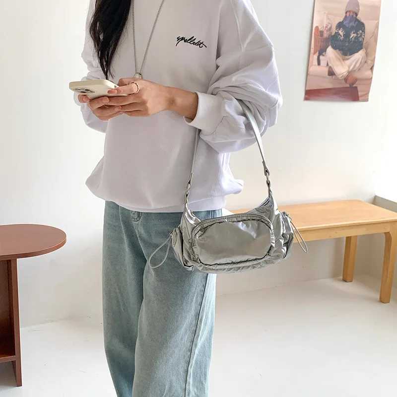 Korean version fi persility niche armpit bag 2024 automatic versatile motorcycle bag large capacity lightweight shoe bag Y250318