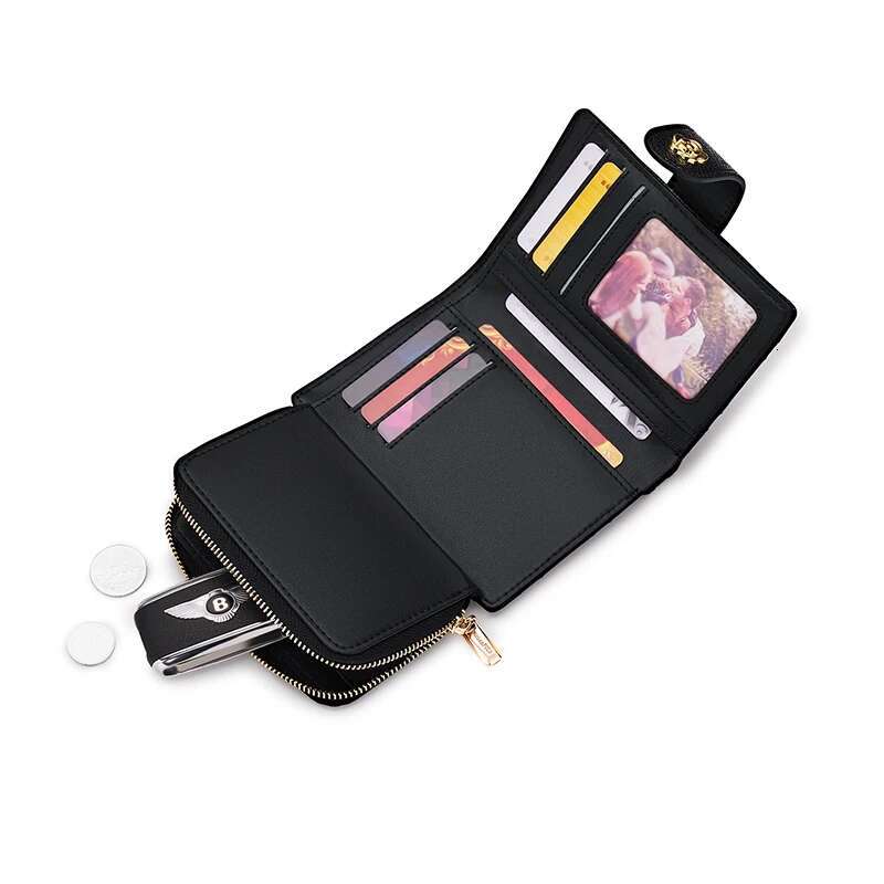 WILLIAMPOLO Women's 2025 New Designer Bag Multi Slot Bag Zero High Quality Exquisite Mini Card Clip Wallet