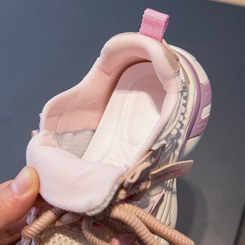 Childrens sports shoes childrens sports shoes childrens casual shoes air mesh breathable fashion school running shoes new softXJ250318