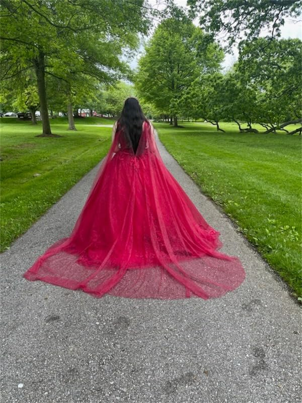 Ball Gown Quinceanera Dresses Rose Red Beading Appliques Sweetheart Lace-up Tulle Plus Size Sweet 15 16 Princess Birthday Party Gowns Vestidos De 15 A