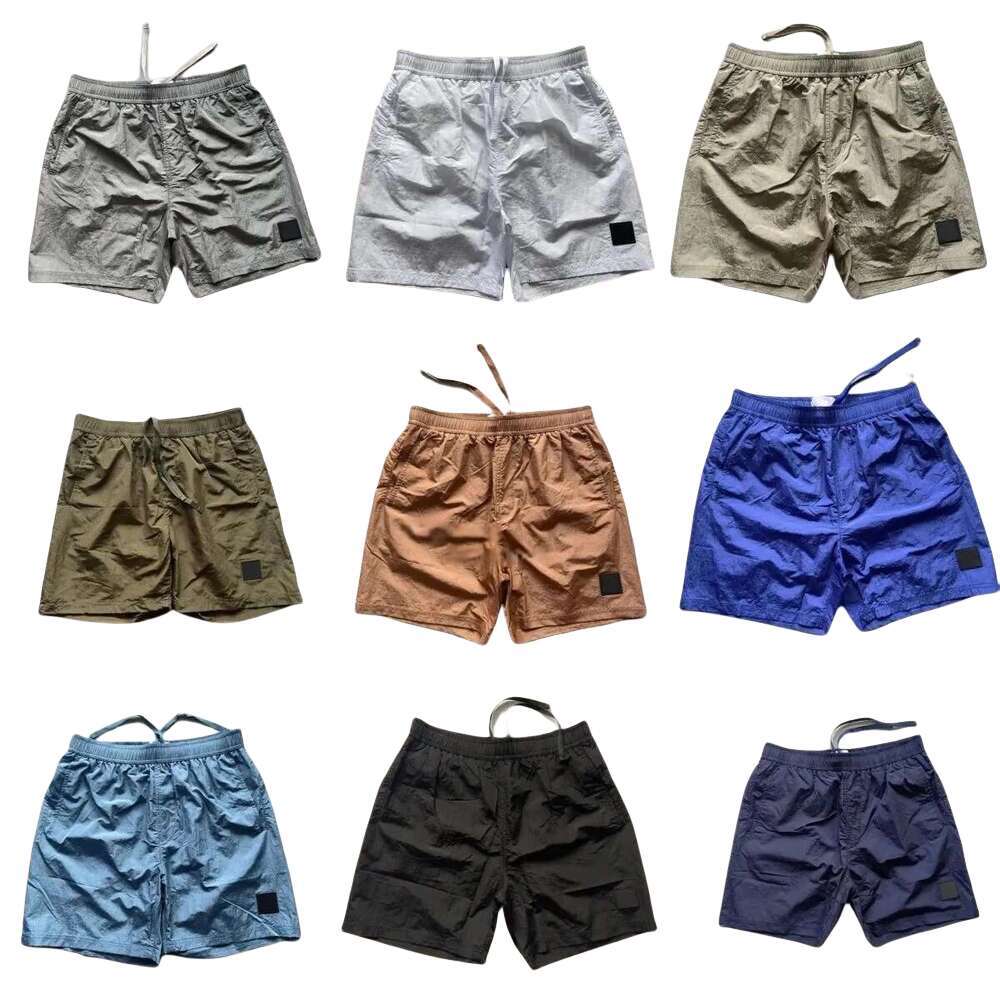 Stone summer new compass series shorts casual versatile fashion designer stone shorts couple shorts comfortable and breathable 62d
