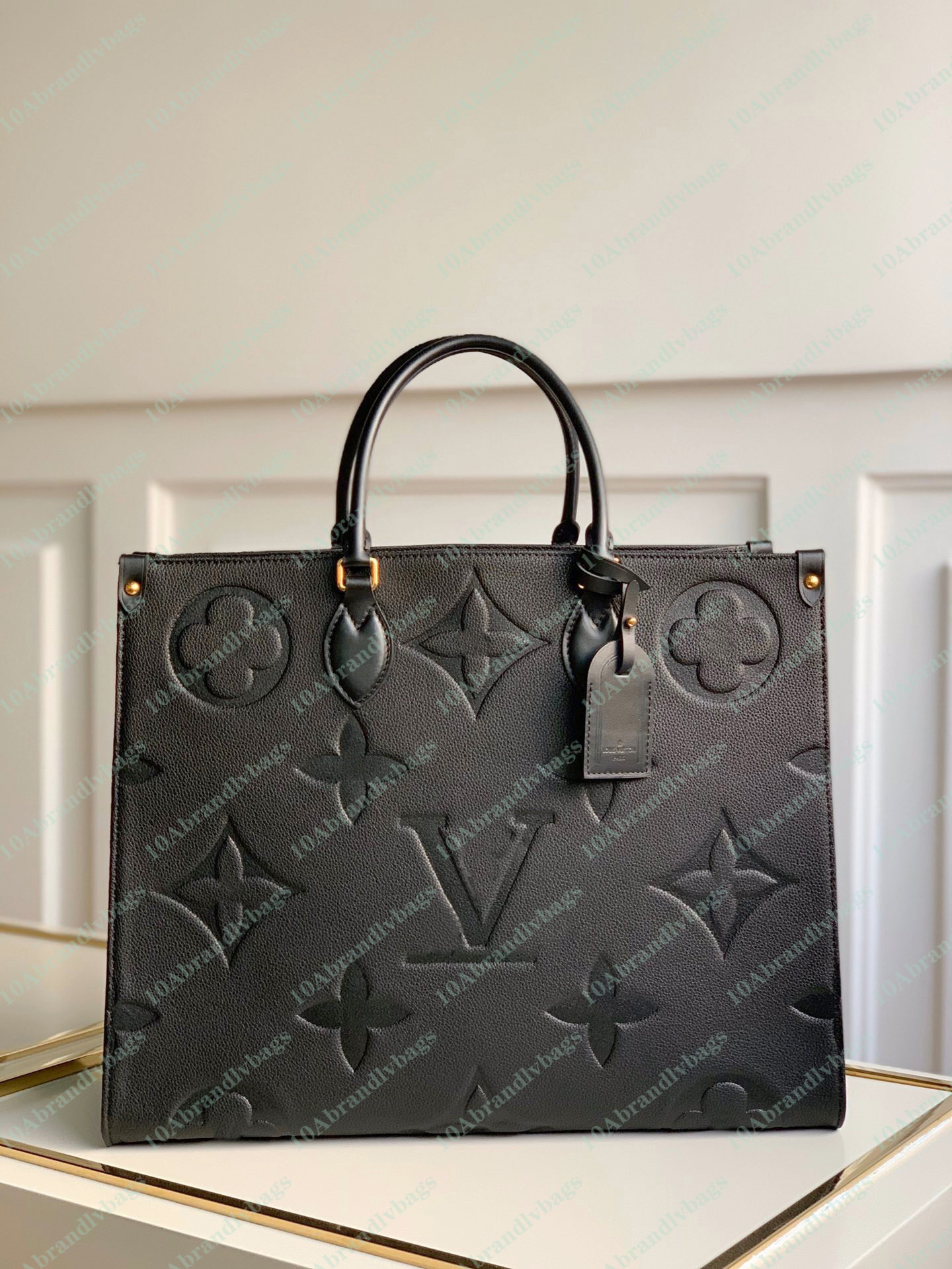 Designer Bags Women Handbags Monograms ONTHEGO GM MM PU Genuine Leather Handbag Purse Tote Bag Shoulder Cross body Female backpack Shopping bag