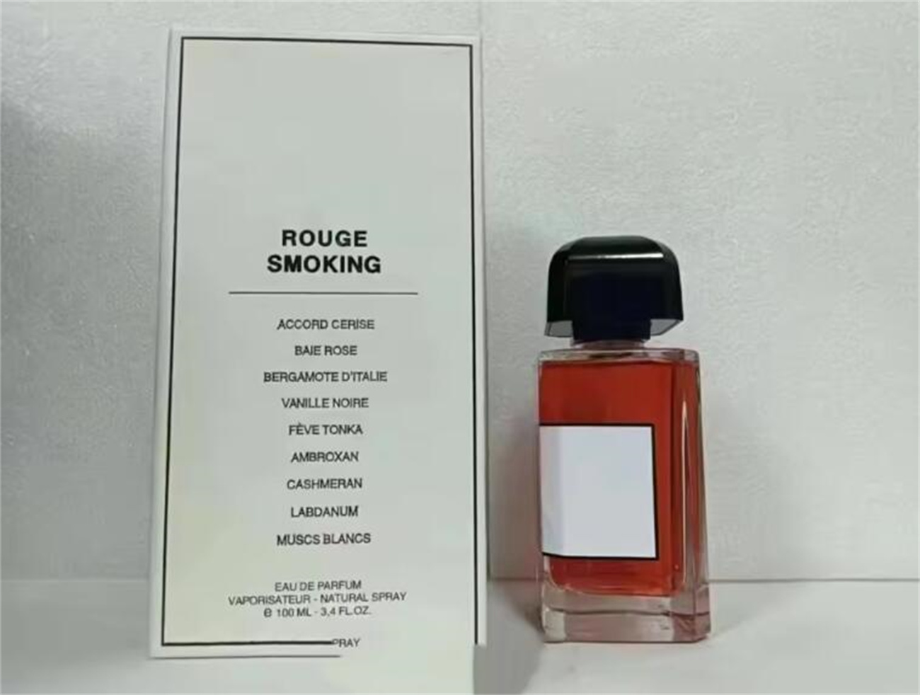 TABAC ROSE pas ce soir Citrus Riviera perfume Spray 100ml Velvet Tonka Glass Bottle good smell Long time Fruit Flower Scent