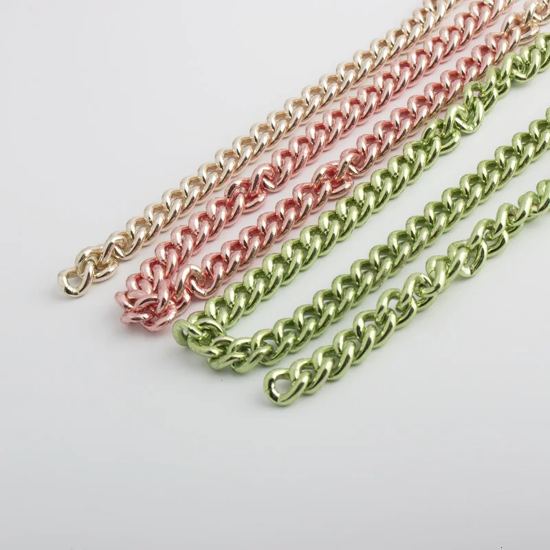 1Meter 11MM 13MM 17MM 22MM Aluminium Chain Light weight Chain For Handbag Purse Adjusted Strap Handbag Straps Bag Accessories 250318