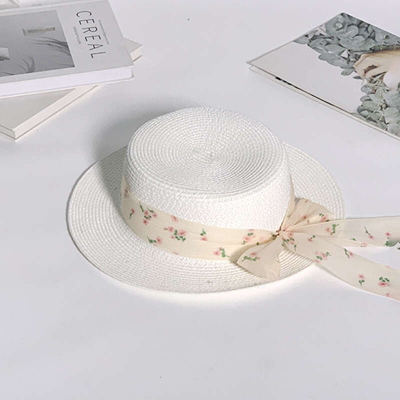 French elegant top children's summer countryside style, fashionable straw hat, travel sun protection, sunshade, fisherman hat