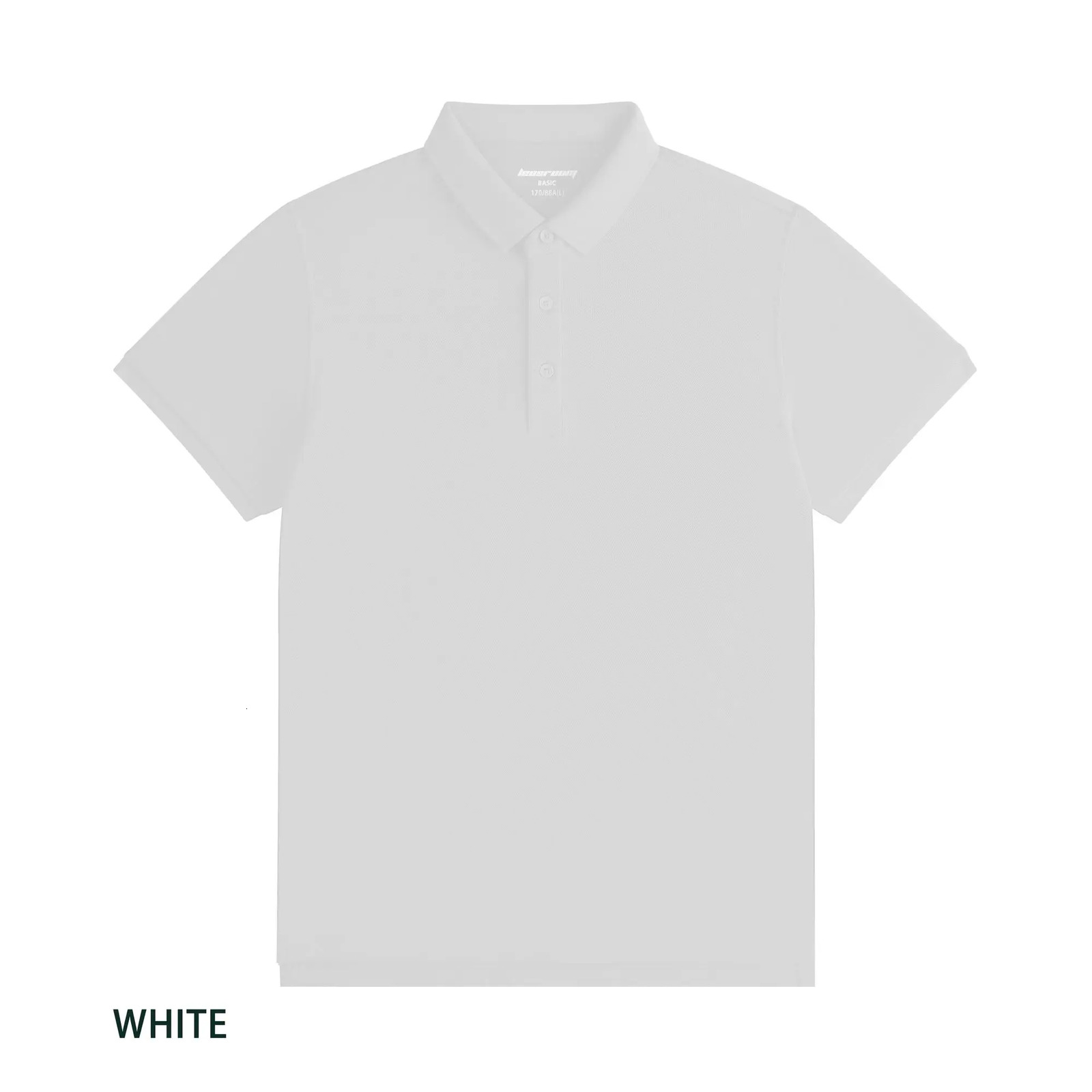 Polo Shirt Mens and Womens Short-sleeved T-shirt Lapel Black Trendy Retro Summer Solid Color Short-sleeved Top 250318