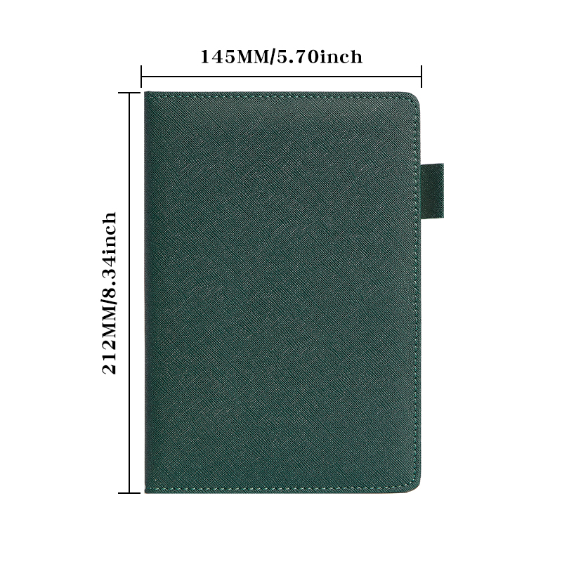 Elegant Crosshatch Texture A5 Size Notepad for Workplace Use