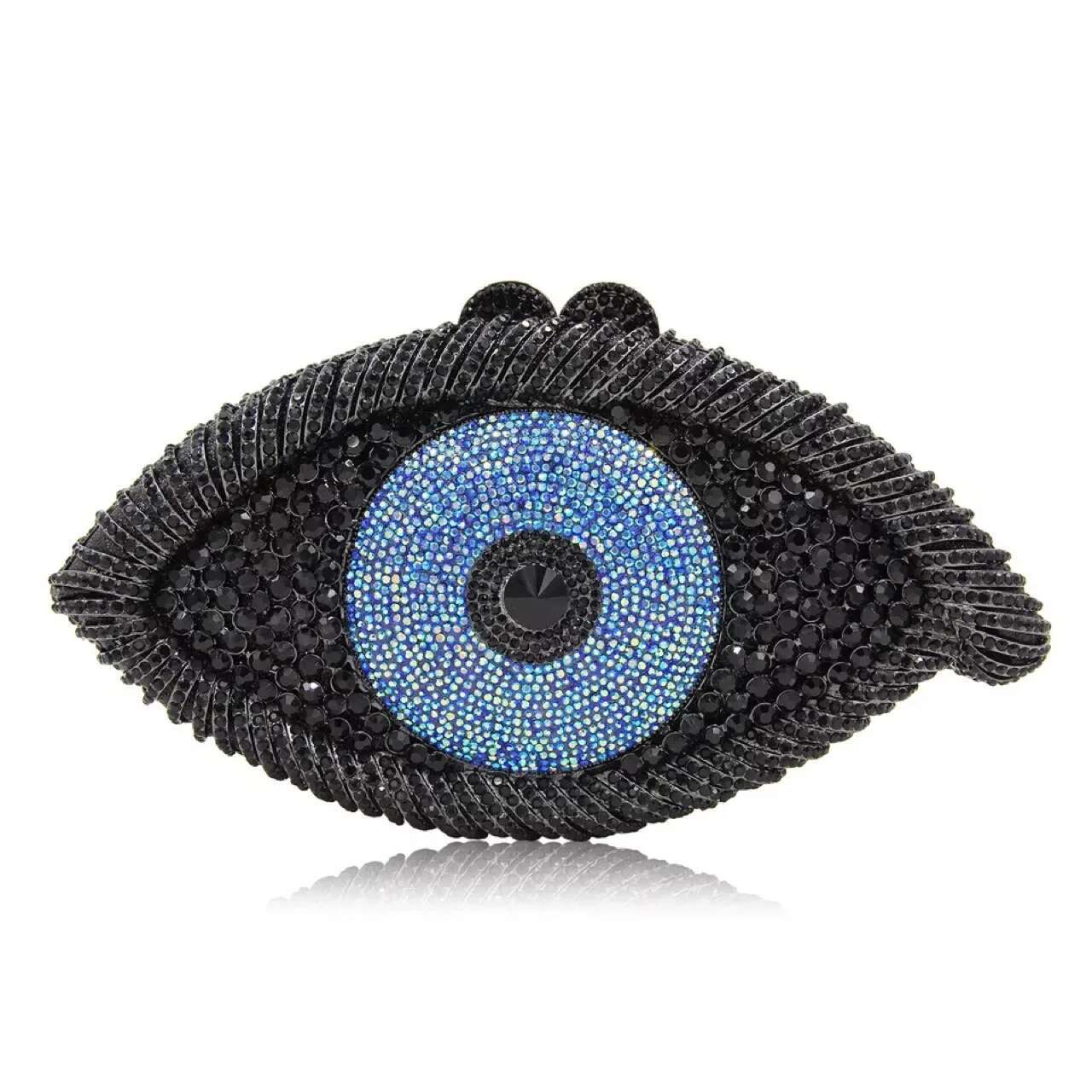 Lady Eye Rhies Day Clutches Dia Wedding Clutch Purse New Crystals Dinner Handbags Designer Party Minaudere Bags