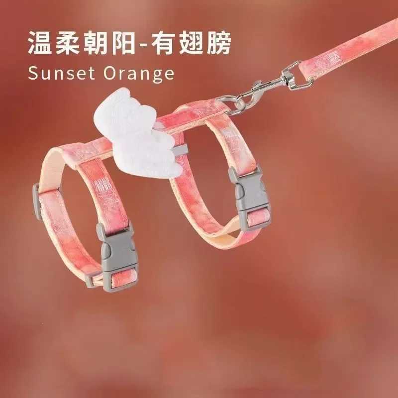 Cute cartoon cat harness walking pet harness and belt set used for cat Gatos kitten Garfield mascot accessoriesT250318