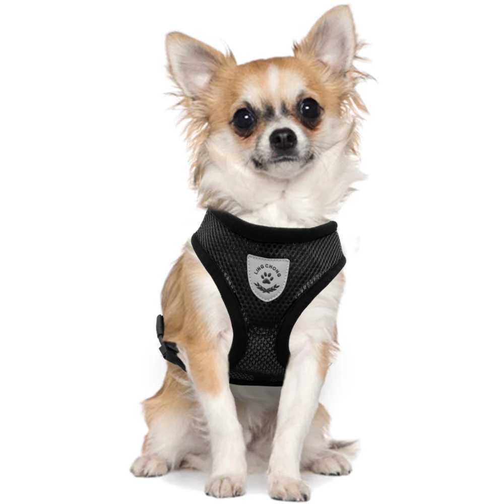 Mesh Cat Harness and Leash Breathable Reflective Kitten Cats Harnesses Small Dog Puppy Harness for French Bulldog Chihuahua PugT250318