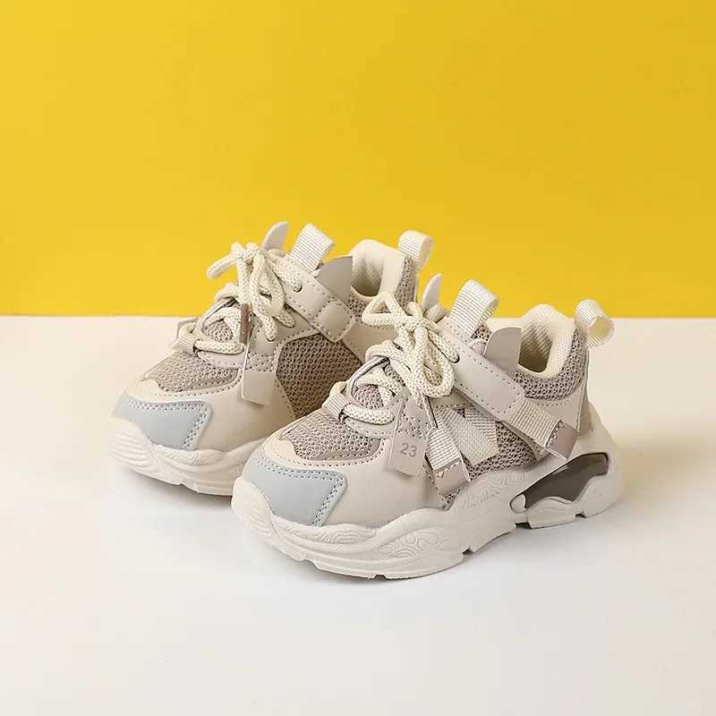 Childrens boys and girls casual sports shoes soft and breathable mesh running sports shoes preschool school fashion 2025 W250318