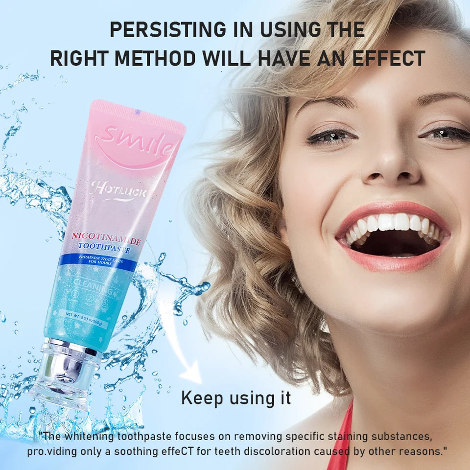luck Niacinamide Toothpaste Niacinamide Toothpaste Niacinamide Enhanced Toothpaste Triple Niacinamide 250313