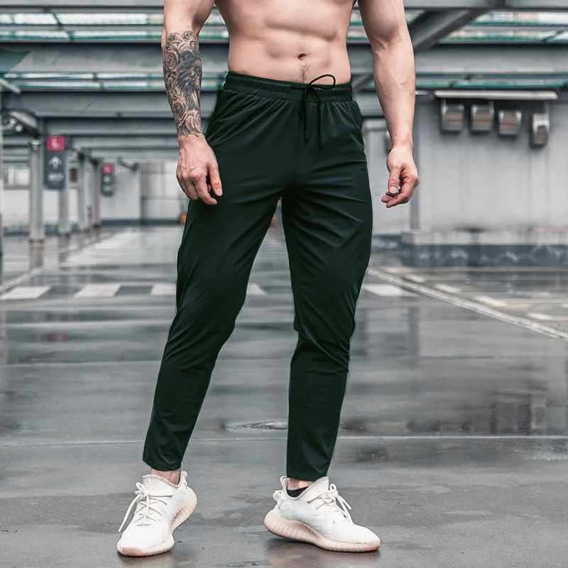 Mens Running Fitness Thin Sweatpants Male Casual Outdoor Training Sport Long Pants Jogging Workout Trousers Bodybuilding W250318