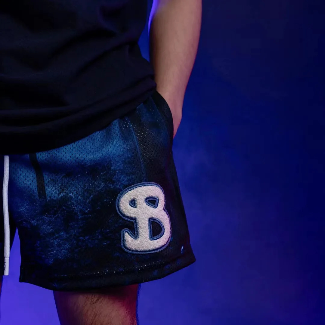 BUCKETQUAD Summer Mesh Basketball Shorts for Men Fast Drying Hip Hop Sports Casual Trendy Running 250317