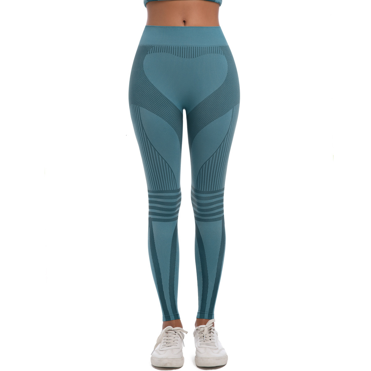 New tracksuit seamless knitted tight fitting elasticity breathable ski suit, high waist sports running fitness base yoga pants leggings