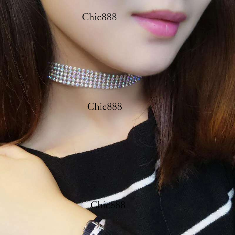 SUMENG 2024 Fashion Women Bundle Neck Element Necklace Jewelry Punk Hip Hop Choker Inlay Rhie Collar Gift