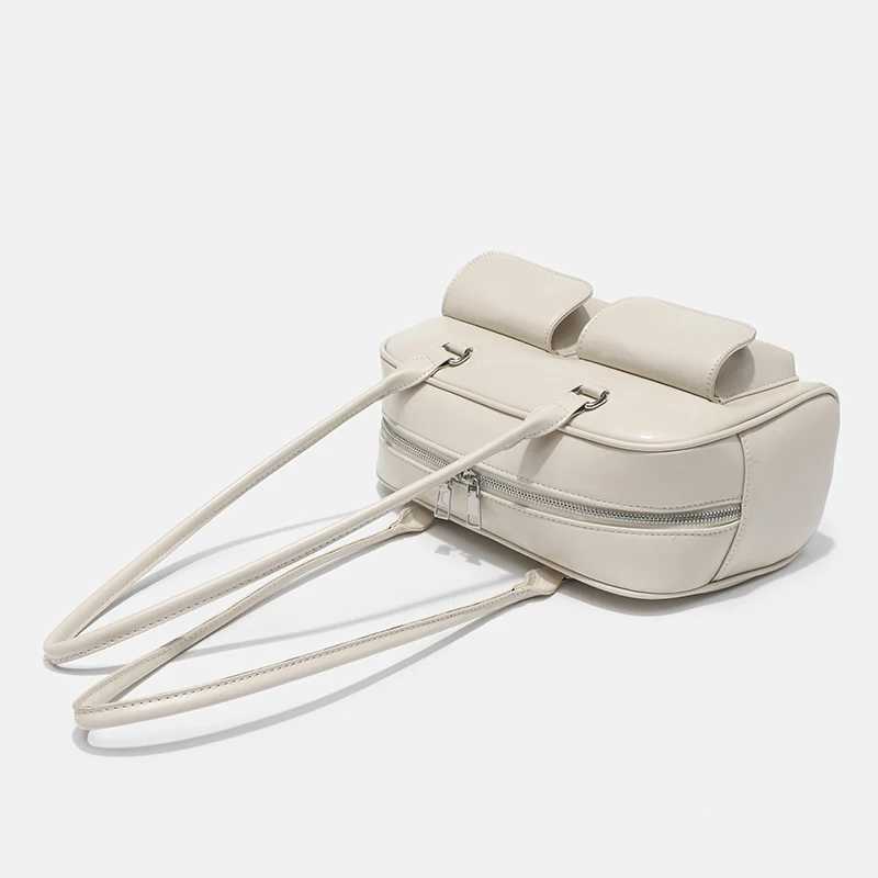 Korean Internet celebrity single hand bag standing bowling bag Bost handbag casual handbag Y250318