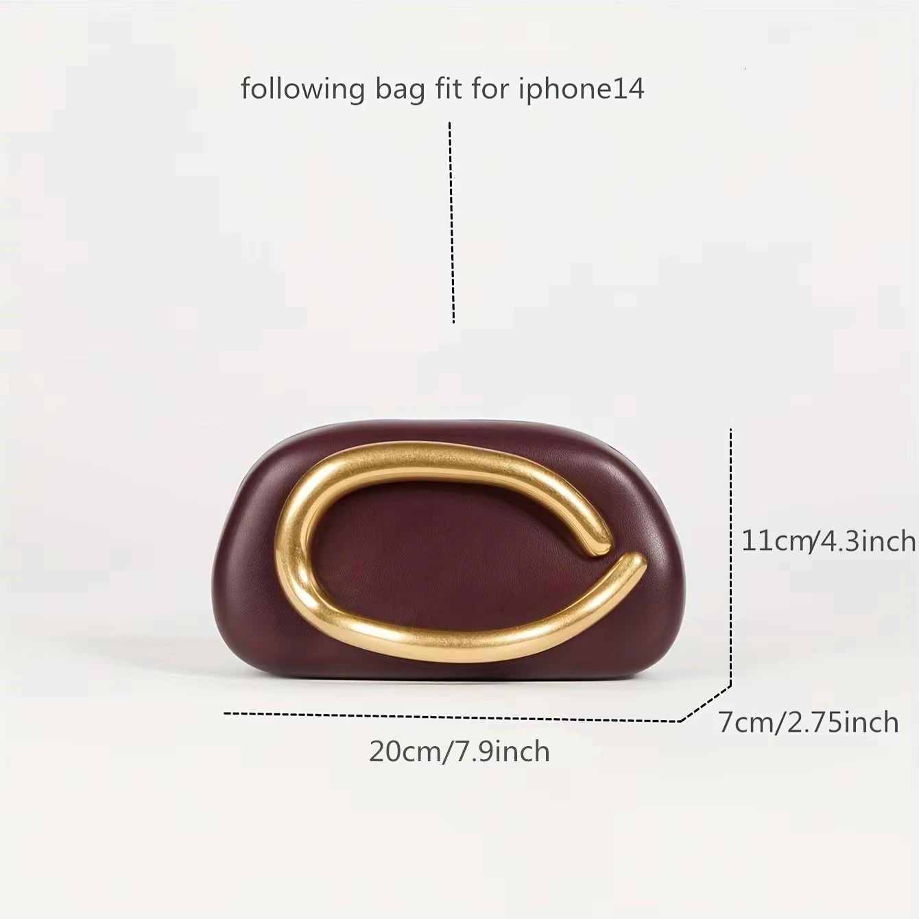 Gold Closure Box Clutch Bag women evening wedding party cute purse bag handbag winter 250318