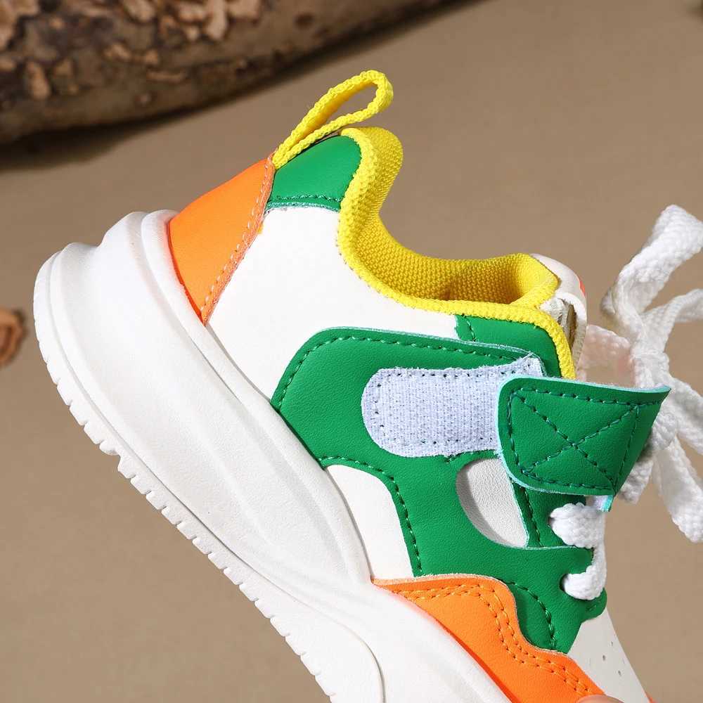 Childrens Shoes 2025 New Spring Childrens Sports Shoes Soft and Breathable Outdoor Tennis Fashion Boys Sports Shoes W250318
