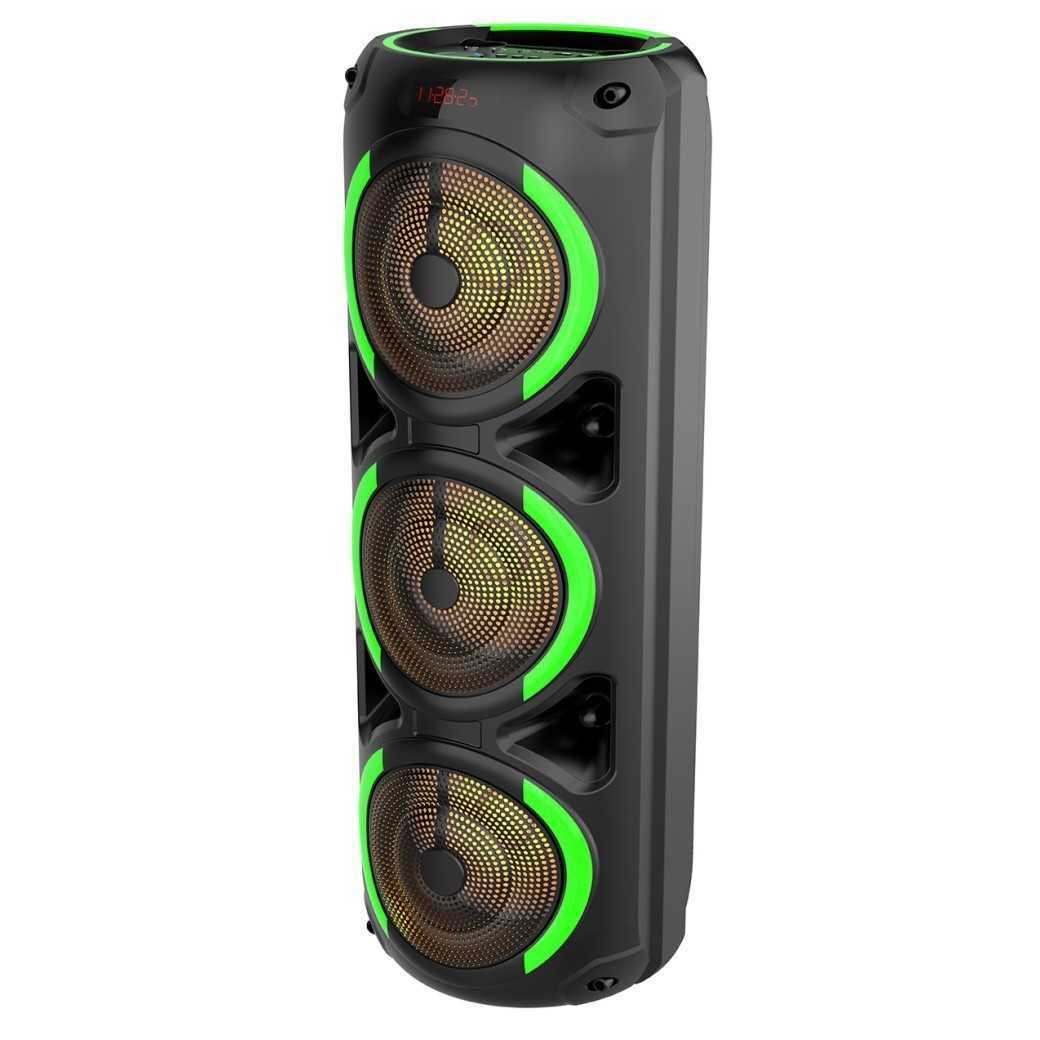 3000W Portable Speaker Sub woofer Heavy Bass Sound System Party Dj Rechargeable Led Light Loud Speaker Z250213