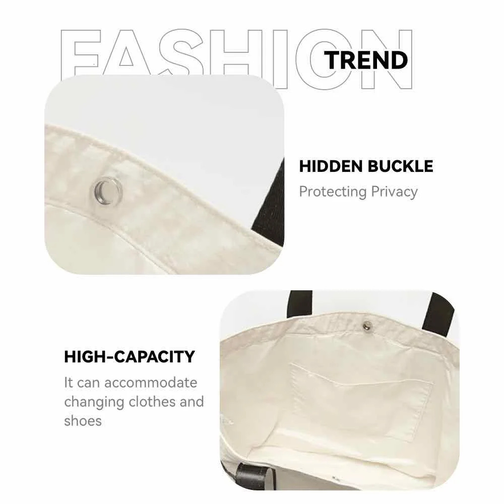 20L Yoga Fitness Tote Bag Daily Multi Pocket Large Capacity Handbag Waterproof and Durable Fabric 250317