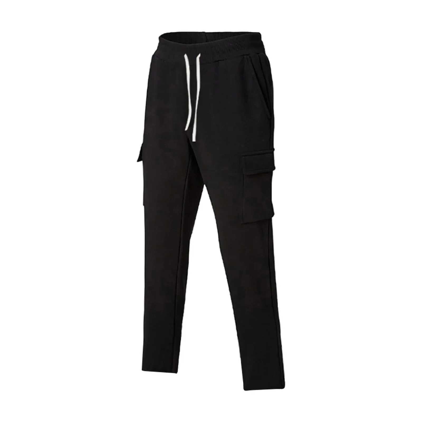 Mens casual pants dragged earth style jogging pants multi pocket lightweight long sports pants outdoor street clothing mens loose pants W250318