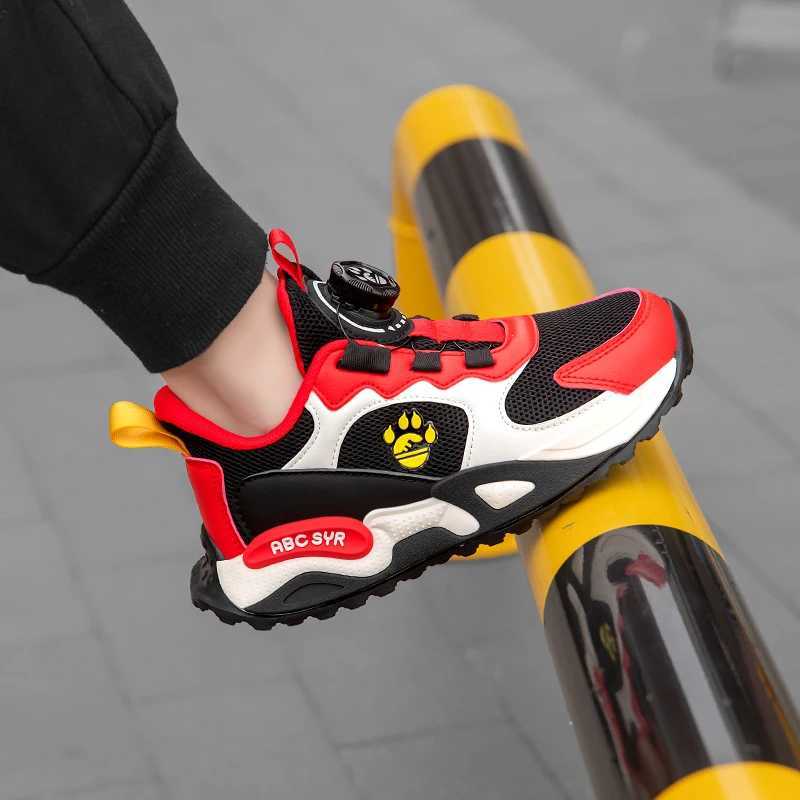 Childrens Casual Shoes For Boys Breathable Sneaker Girls Fashion Air Mesh Kids Students School Running Sports ShoesXJ250318