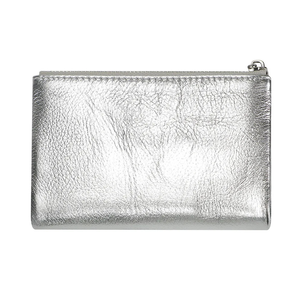 Short Genuine Leather Purse Women for Coins and Cards Soft Real Cow Leather Wallet Mini Ladies Clutch Money Bag 250317