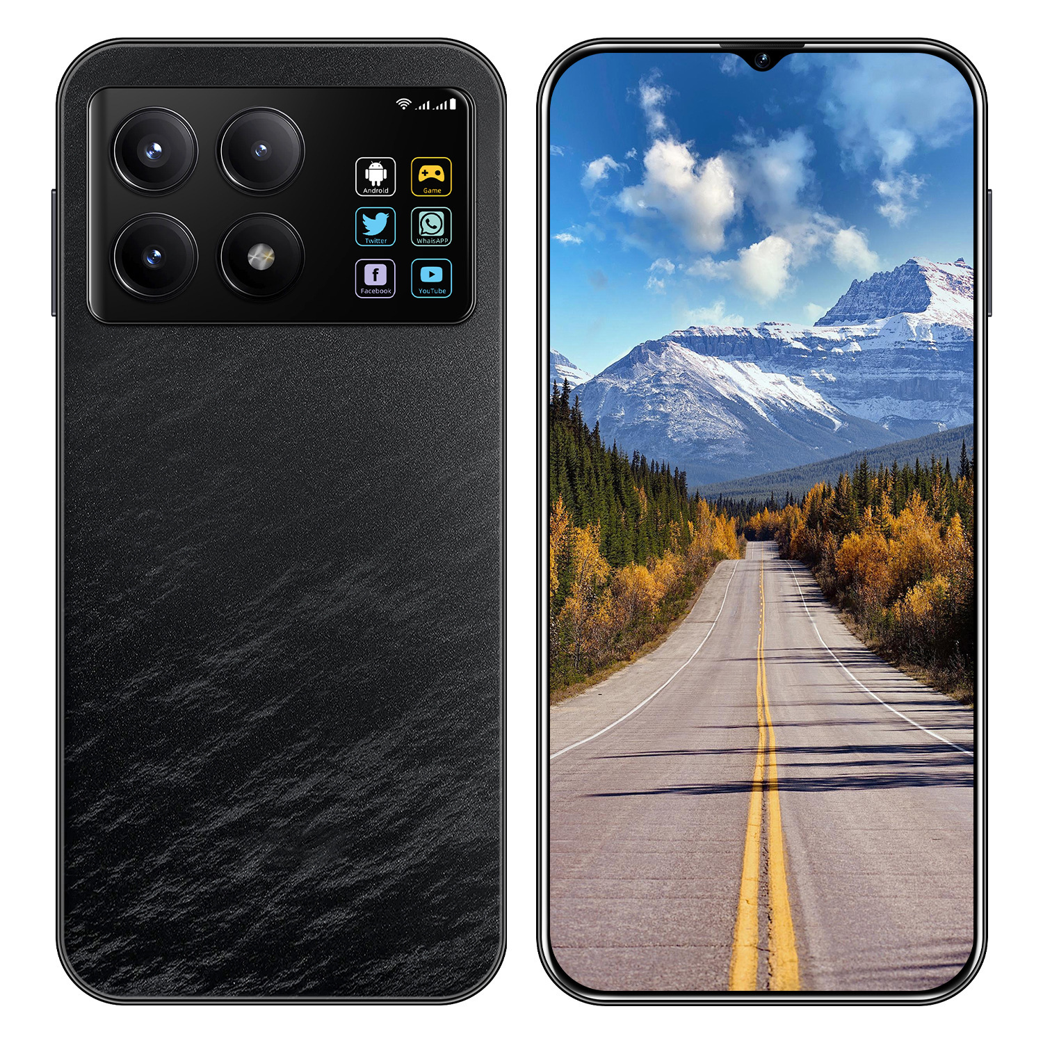 New F6 Pro 7.3-inch 16+1T Android smartphone Cell Phones Unlock Touch Screen Phone Androids Camera Telephone HD Display Face Recognition
