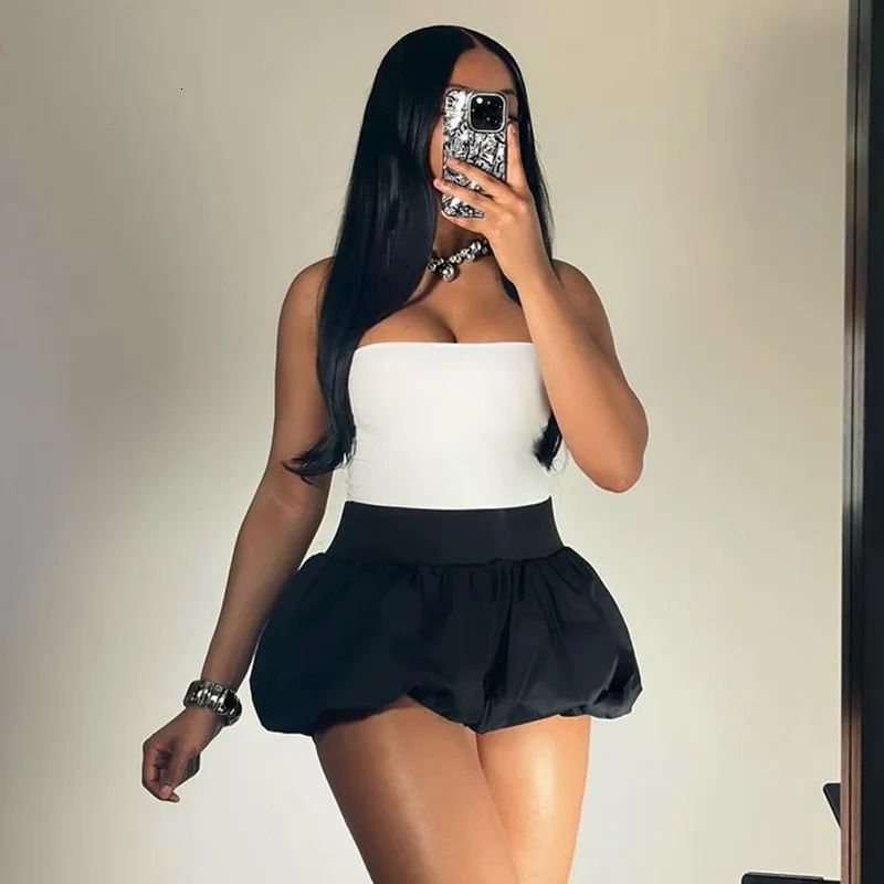 ss Mini Skirts Colorful Matching Ladys Bloomers Puff Skirts Y2K Womens sweet Short Skirts Club Sexy Female Skirts 250318