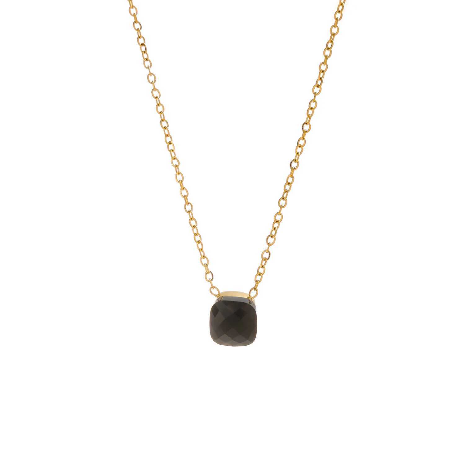 Carlidana Tar Free Waterproof Minimum Value Jewelry Pendant Colored Crystal Necklace Womens Stainless Steel Necklace Chain W250318