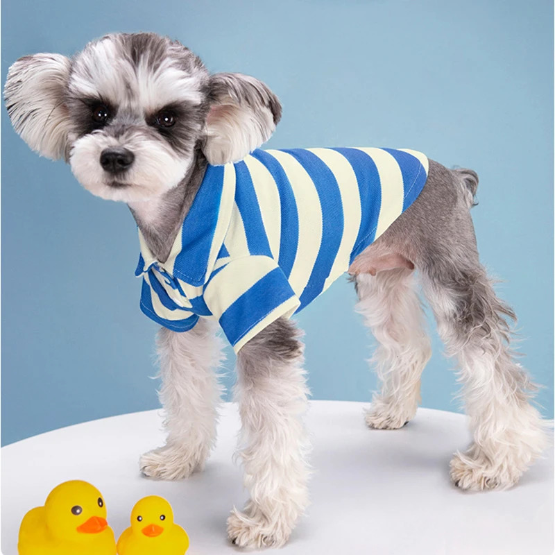 Pet dog polo shirt summer clothing casual small cat Tshirt Chihuahua puppy Yorkshire 250318